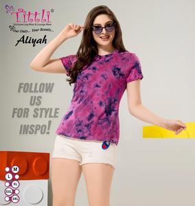 Apparel & <b>Accessories</b> Western Wear Hojiyari Ladies T-Shirt Top Regular Wear Collection for Worldwide Supply From India - Product Image 1