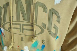 Sudaderas con Capucha Unisex de Algodón y Felpa, Estilo Vintage, Estampado HSI, Lavado Ácido, Gruesas, Desgastadas, Ecológicas, Venta al Por Mayor OEM, Tendencia 2026 - Product Image 5