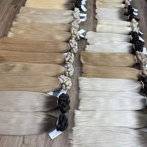 Cheveux vietnamiens colorés de luxe Trame de cheveux naturels droits Extensions de cheveux humains à double tirage au prix de gros - Product Image 2