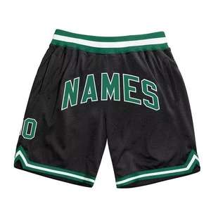 Shorts de basket-ball personnalisés OEM, uniforme d'équipe en mesh, nom et numéro personnalisés, séchage rapide, respirant, de haute qualité, vêtements d'entraînement et de jeu - Product Image 4