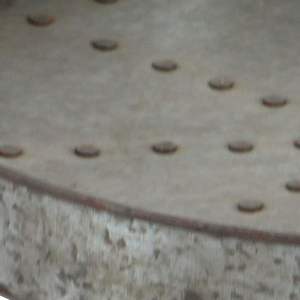 Bandeja de Metal Glam moderna hecha a mano, asas de cuerda, bandeja de servicio de Metal galvanizado Gris Bronce, bandeja decorativa Circular de transición - Product Image 5