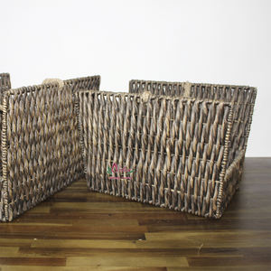 Artex Dong Thap Handwoven Wicker Log Carrier <b>Basket</b> Stylish Practical Storage for <b>Firewood</b> and Home - Product Image 4