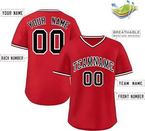 Ropa deportiva sudaderas con capucha para hombre Camiseta de béisbol personalizada camiseta de béisbol hip hop camisetas de béisbol - Product Image 2