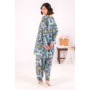 Conjunto de Traje de Dos Piezas sin Costuras con Estampado para Mujer TLP-52032 - Product Image 2