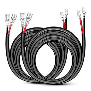 맞춤 길이 16AWG 배선 연장 키트 3피트(1m) LED 오프로드 안개등 보트 라이트 12V 전원용 - Product Image 1