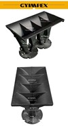 Guide d'ondes de tweeter à dispersion de fréquences aiguisées 2*1,4 pouces, pour Line Array 10 pouces, avec dispersion sonore haute efficacité, pour sonorisation professionnelle, type cornet Line Array