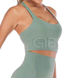 Women's High Quality 2pcs Seamless <b>Yoga</b> Set Solid Pattern Sports Gym Wear for Fitness & Workout - Product Image 2