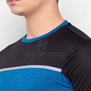 T-shirt pour hommes de couleur unie au meilleur prix Fabricant pakistanais T-shirt en coton au dernier design pour hommes - Product Image 5