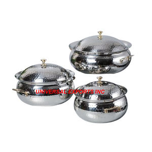 Ensemble de trois casseroles en bois fini résine pour table de cuisine Casserole pour fournitures alimentaires Chauffe-plats de luxe à taille personnalisée - Product Image 5