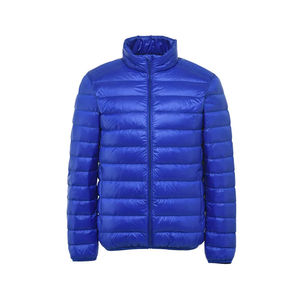 Veste d'hiver matelassée 2026 en gros, style streetwear, col montant, poche avant, respirante, coupe-vent, manteau pour homme avec doublure en bambou - Product Image 5