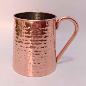 Nouvelle tasse de mule de Moscou en cuivre de conception de gravure pour les acheteurs en gros en vrac, articles de bar en métal faits à la main pour les cocktails et les restaurants - Product Image 3