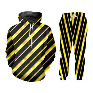 Nouveaux vêtements de sport en gros concevez votre propre survêtement de sport unisexe survêtements ensemble de sport léger séchage rapide polyester/coton - Product Image 2