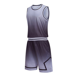 Uniformes de basket-ball personnalisés en gros, impression par sublimation, 100% polyester respirant, ensembles d'uniformes d'équipe - Product Image 2