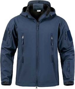 Chaqueta Softshell Profesional para Hombre, Impermeable, con Capucha, Abrigo Largo y Delgado para Invierno, Transpirable, Cortavientos, OEM - Product Image 1