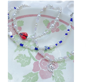 <b>Beaded</b> <b>Necklace</b> Handmade Alexandrite Birthstone <b>Necklace</b> - Product Image 2