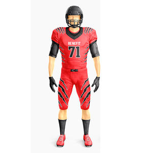 Conjunto de uniforme de fútbol de diseño personalizado de alta calidad Camisetas de fútbol americano Camiseta de fútbol americano - Product Image 2