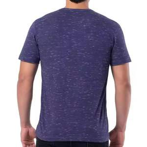 เสื้อยืดผู้ชายสไตล์ลำลองทันสมัย ผลิตจากผ้าฝ้ายผสมที่สวมใส่สบาย เหมาะสำหรับแฟชั่นประจำวันและการเดินทาง - Product Image 2