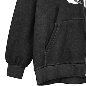 Novedad, Sudaderas Casuales Negras para Mujer con Lavado Ácido y Logotipo Personalizado, Sudaderas Vintage de Diseñador, Ropa de Calle con Capucha - Product Image 6