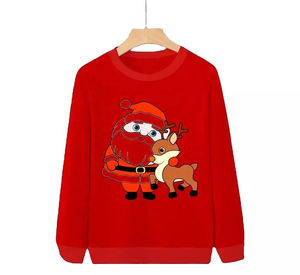 Sweat-shirt décontracté pour femme, motif 3D personnalisé, anti-boulochage, imprimé, col rond, pull, badge, mode, ample, polyester - Product Image 3