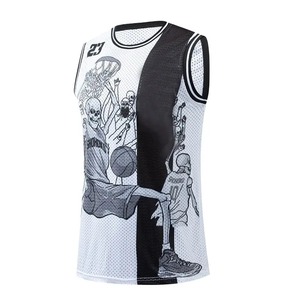 Maillot Respirant à Séchage Rapide de Haute Qualité pour Homme, avec Numéro de Crâne, Sans Manches, Unisexe, pour Homme et Femme - Product Image 1