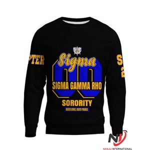 เสื้อสวมหัวของผู้หญิงผ้าขนแกะสีทองซิกม่าโรม่าเดลตาอัลฟาทีต้า PSI แลมบ์ดากำมะหยี่ปักลายฤดูใบไม้ร่วง - Product Image 6