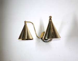 Handmade Vintage Double Wall Sconce Mid Century Modern Raw Brass Wall Light Fixture Gift Item - Product Image 5