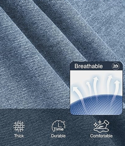 Pantalon cargo d'hiver pour femme, taille haute, coupe décontractée, 100% coton, respirant, 6 poches, jambe droite, pantalon de travail utilitaire - Product Image 2