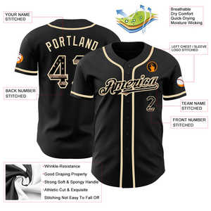Maillot de baseball à manches courtes avec logo privé pour l'entraînement de baseball Maillot d'été à col rond de qualité supérieure à bas prix - Product Image 3