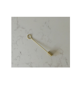 ช้อนตักน้ำผึ้งทองเหลืองแบบสั่งทำคุณภาพดีสำหรับงานเลี้ยงวันเกิดใช้ช้อนแยมทำความสะอาดง่าย - Product Image 5