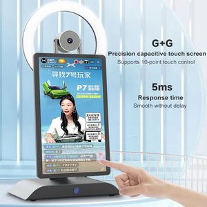 Equipo inteligente de transmisión en vivo 15,6 pulgadas 10 puntos Touch Desktop Live Stream Screen Máquina todo en uno - Product Image 3