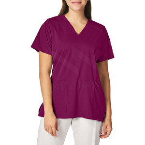 Top Qualité Femmes Gommage Ensembles Chemises Conception Hôpital Marque Privée Scrubs Infirmière Médicale Chemises - Product Image 1