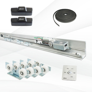 Deper hiện đại 200kg thép không gỉ Tự động cửa trượt hệ thống chải điều khiển động cơ dễ dàng D20 nhập quang điện cảm biến - Product Image 5