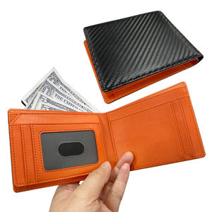 Cartera de Cuero Genuino para Hombre al por Mayor, Diseño Corto Informal con Bolsillo y Cierre Abierto, Monedero Masculino de Moda, la Mejor Calidad - Product Image 4