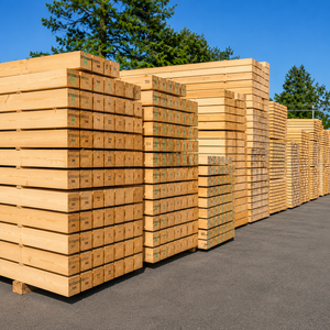 Viga de Construcción Cuadrada Azobe de 4x6 Pulgadas, Material de Construcción de Madera Sólida - Product Image 1