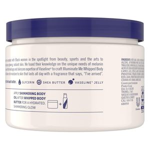 Beurre Corporel Fouetté au Beurre de Karité Illuminate Me en Gros pour Peaux Riches en Mélanine, Hydratation 24h pour Peaux Sèches, 11 oz, Raffinement Supérieur, Personnalisable - Product Image 2