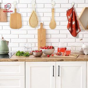 Perchero de pared multifunción de PP con forma de tela, de plástico, de fabricante ODM/OEM de Vietnam, con logotipo personalizado y gancho multicolor. - Product Image 2