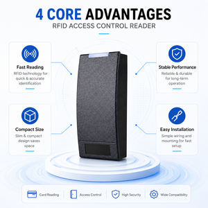 Système <span class=keywords><strong>de</strong></span> contrôle d'accès intelligent pour porte, lecteur <span class=keywords><strong>de</strong></span> <span class=keywords><strong>cartes</strong></span> RFID EM 125Khz <span class=keywords><strong>de</strong></span> proximité pour la sécurité des portes <span class=keywords><strong>de</strong></span> bureau - Product Image 2