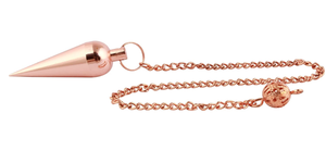 Péndulo de metal de cobre de cono largo para curación, Meditación de adivinación de radiestesia, Péndulo de Reiki metafísico, decoración de atrapasoles - Product Image 4