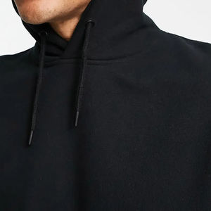 Pull à manches longues pour hommes, sweat-shirt 100% coton de haute qualité, simple, sans cordes, solide, Hoodie pour hommes - Product Image 3