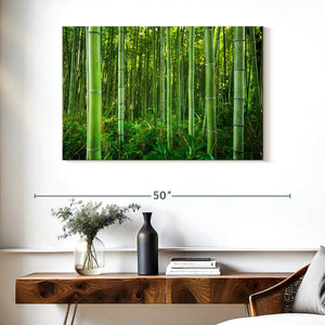 Florero de madera de jungla de bambú que agrega elegancia natural a la decoración de su hogar - Product Image 3