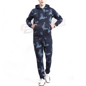 ชุดกีฬาลำลองสำหรับผู้ชายเสื้อมีฮู้ดแบบสวมหัวและมีเชือกผูกสำหรับวิ่ง - Product Image 1