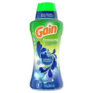 Gain Fireworks In-Wash <b>Scent</b> <b>Booster</b> <b>Beads</b>, Blissful Breeze, 26.5 oz - Product Image 1