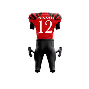 Vente en gros dernier style d'uniformes de football américain pour adultes meilleur design personnalisé nouveauté ensemble d'uniformes de maillot de football américain - Product Image 2