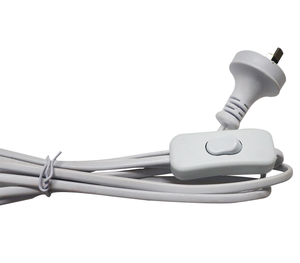 Cordon d'alimentation en PVC approuvé SAA, 2 broches 2x0.75mm carrés, H03VVH2-F 3000/300V,2 broches-SAA, 7.5 ampères 250 volts cordon d'alimentation ca approuvé SAA - Product Image 3