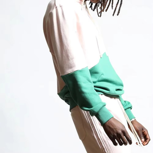 Sudaderas con capucha de mezcla de algodón cómodas y transpirables para hombre con bolsillo de canguro colores sólidos para la venta de invierno - Product Image 4