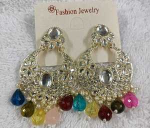 Améliorez vos boucles d'oreilles indiennes de style quotidien pour les femmes qui sont parfaites pour les tenues décontractées sans effort! - Product Image 3