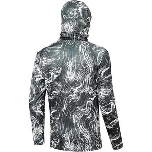 Camisa de Pesca de Manga Larga para Hombre con Capucha, Protección Solar UPF 50 Anti-UV, Diseño Estampado, Poliéster - Product Image 2