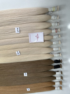 Extensiones de Cabello Virgen Remy al Por Mayor, Color Natural, Doble Trama, Listas para Permanente, para el Mercado Europeo y Ruso, Cabello Humano 100% Sin Procesar - Product Image 3