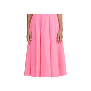 Abito STAUD Taglia 4 Rosa Plumeria in Cotone Traspirante, Linea ad A con Vita Naturale Elasticizzata, Comodo - Product Image 6