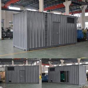 Centrale électrique diesel silencieuse de 500 kVA avec enceinte acoustique pour une utilisation industrielle d'urgence, alimentation de secours stationnaire - Product Image 1